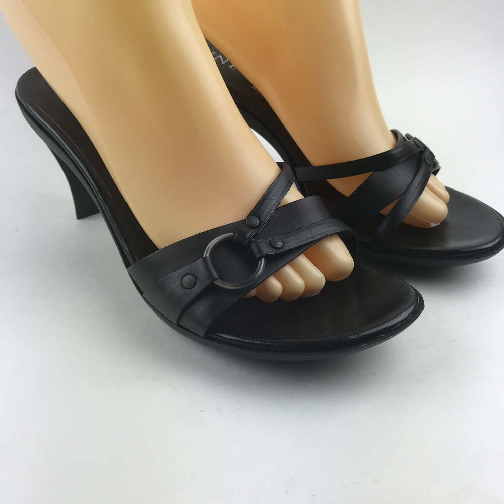 Anne Klein Slide Sandals Size 8.5 Women Kiten Heel